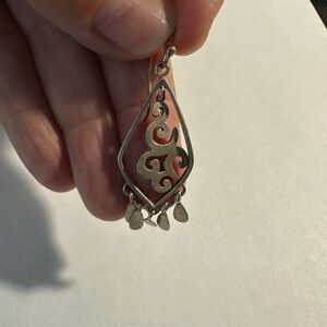 Ornate Silpada Silver Dangle Earrings